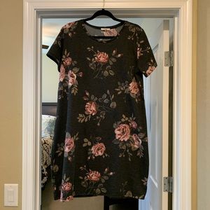 Maurices floral T-shirt dress